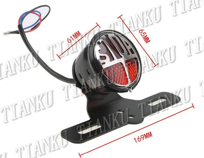 Кронштейн для номерного знака со светодиодной подсветкой Yamaha VStar 400 650 1100 1300 Virago Xv