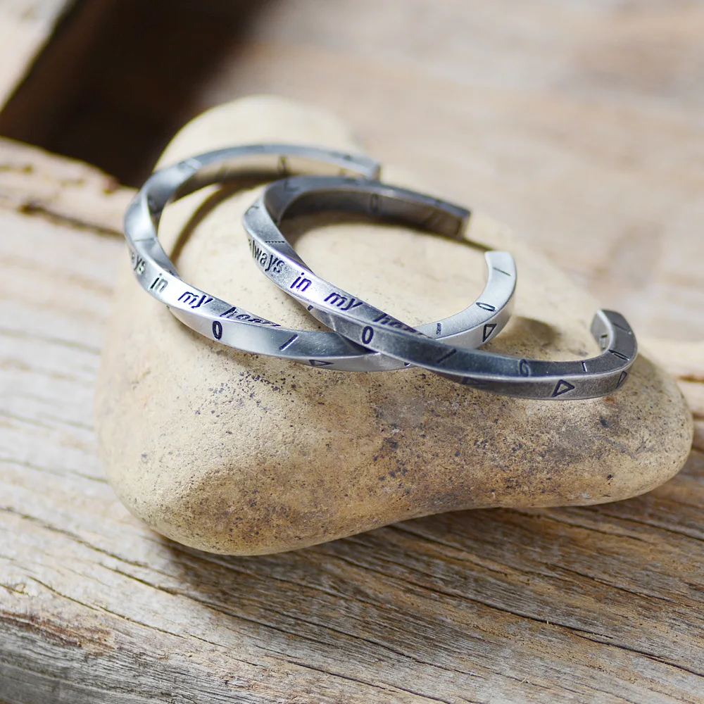 2022 классические браслеты-манжеты из нержавеющей стали с надписью Love для мужчин и