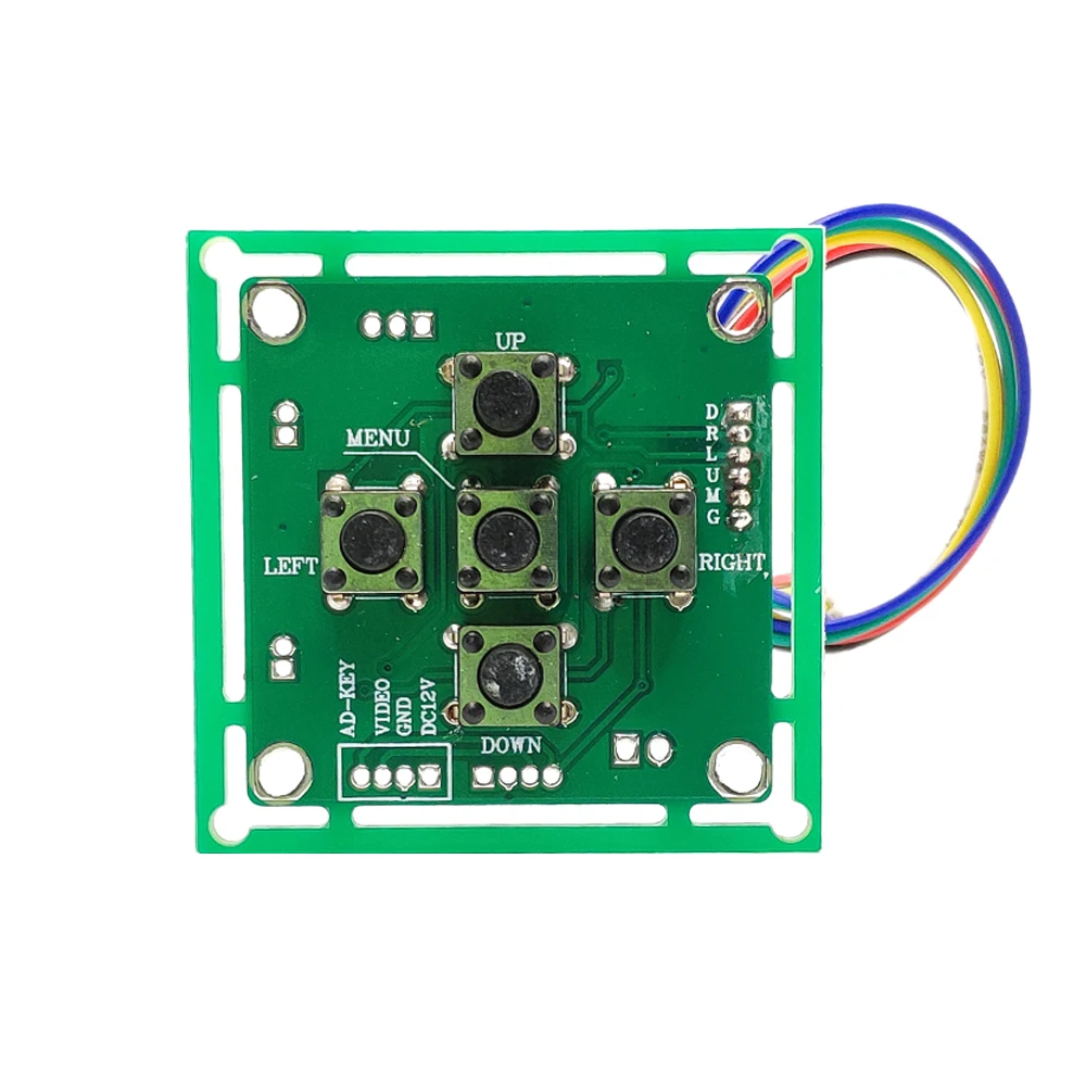 Плата меню OSD 6 контактов для модуля платы камеры видеонаблюдения модуль