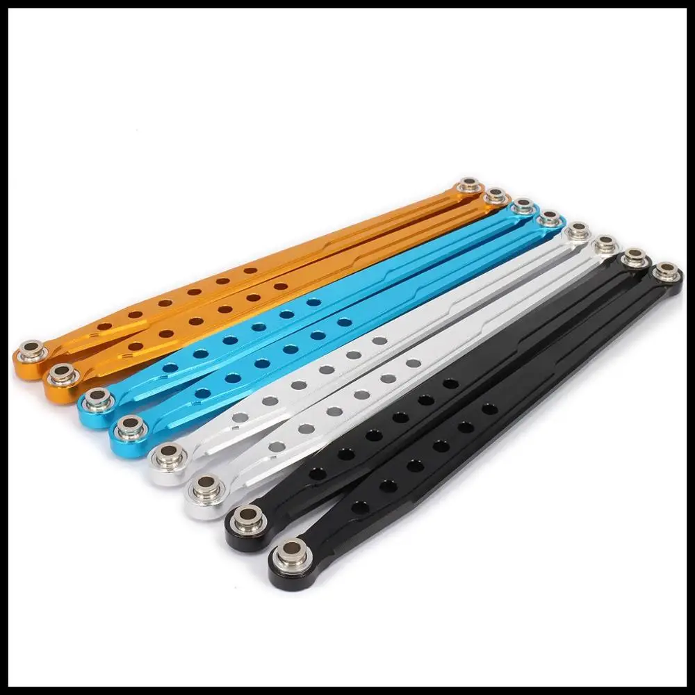 

RCAWD 2PCSAluminum Rear Suspension Links Bracket Rod For Rc Car 1/10 Axial Scx10 Machined Alloy Upgraded Hop-Up Parts SCX0010