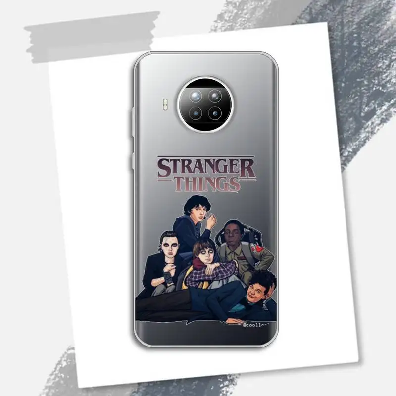 

Stranger things American TV series Phone Case Transparent for Xiaomi Redmi note 10 t 8 9 pro lite 11