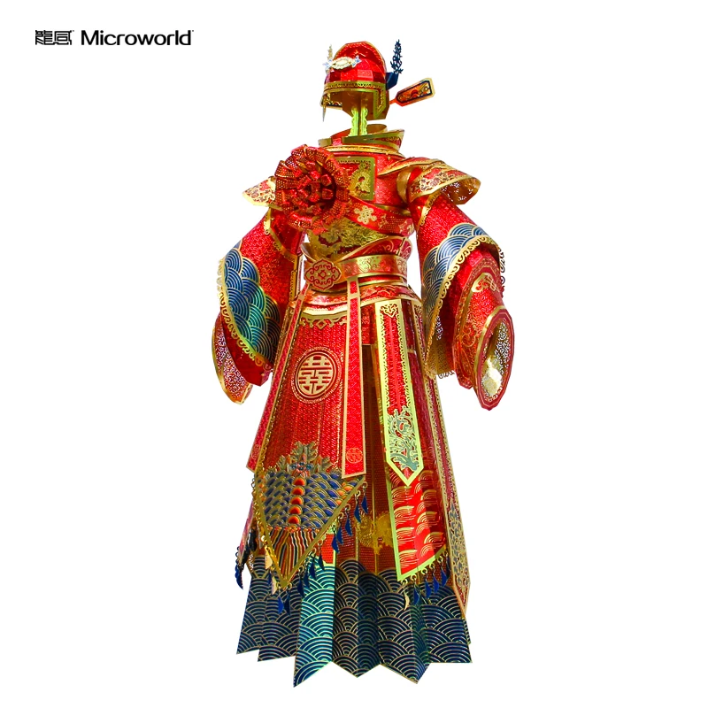 Металлический 3D пазл Microworld модель костюм жениха для сборки своими руками