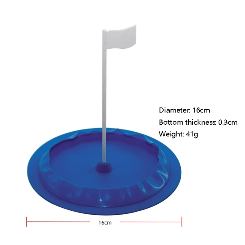 

New Sale All-Direction Golf Putting Cup Soft Rubber Practice Putter Hole with Flag for Indoor Outdoor Golf Training