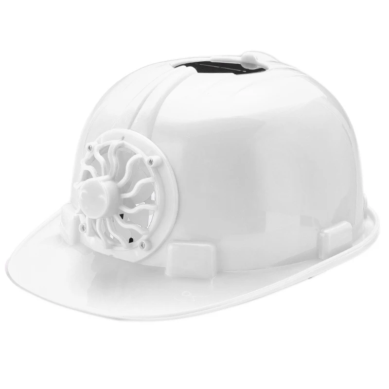 

Solar Fan Hat Charging Hard Hat Sun Protection Temperature Reduction Site Construction Helmet Yellow / White / Red