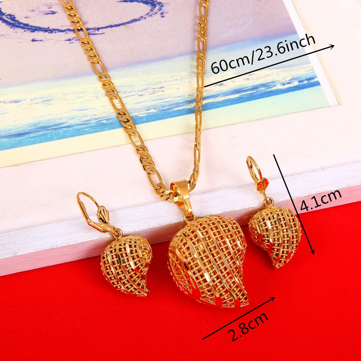 Модный браслет с монеткой и ожерельем 24 K золотой цвет исламский мусульманский