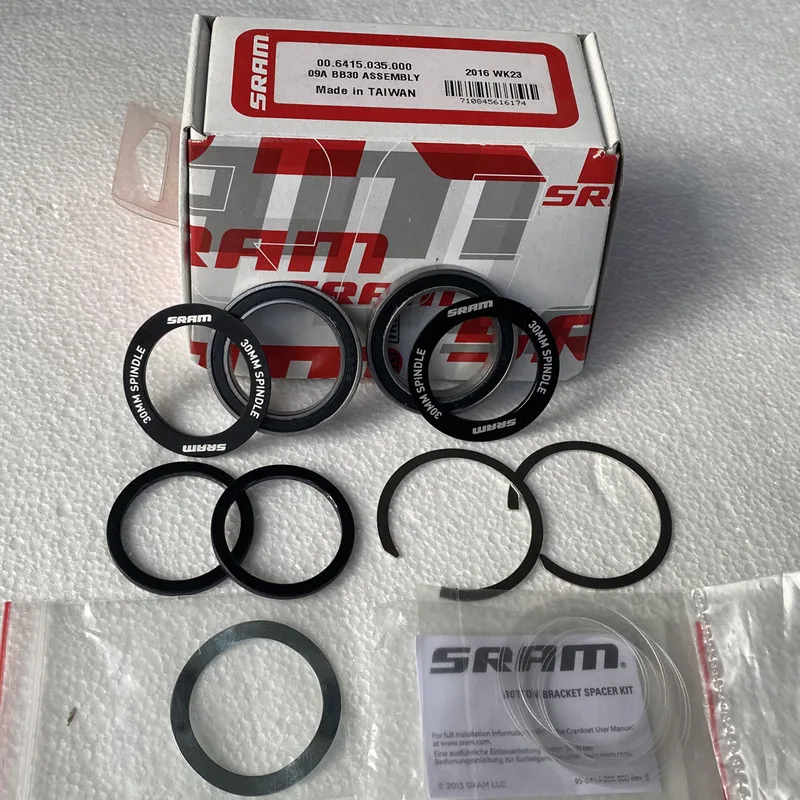 Для SRAM bb30 средний вал xx1 XO x9 red force быстроразъемный зубчатый диск подшипник
