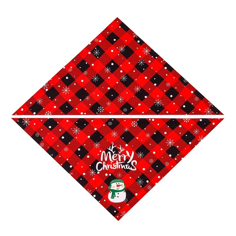 Christmas Dogs Bib Saliva Towel Pet Collar Scarf for Cat Pets Xmas Decor | Дом и сад