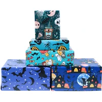 10 pieces of halloween wrapping paper gift wrapping paper pumpkin festival party wrapping paper