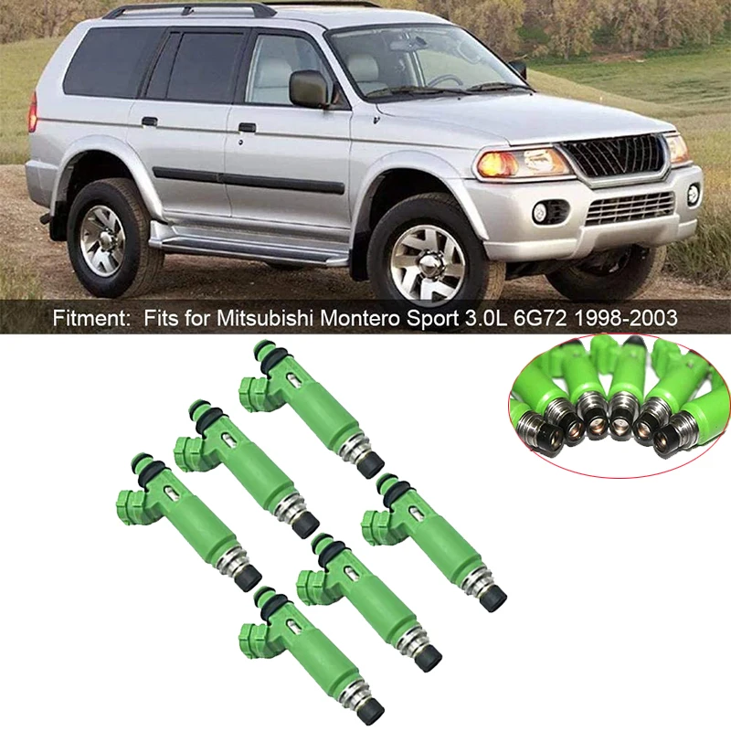 195500-3170 1955003170 MD332733 для Mitsubishi Montero Sport 3.0L 6G72 Автомобильные топливные инжекторы с