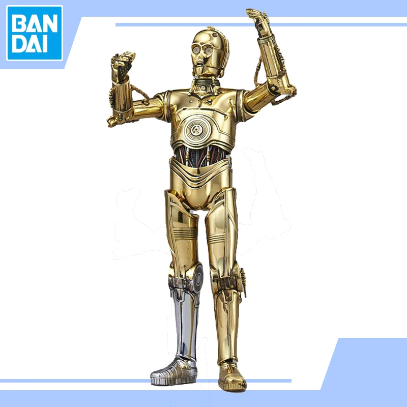 

BANDAI сборка модель с принтом «Звездные войны» C-3PO с гальваническим покрытием Игрушки фигурки подарки для детей