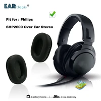 replacement ear pads for philips shp2600 shp 2600 shp 2600 over ear stereo headset parts leather earmuff earphone sleeve cover