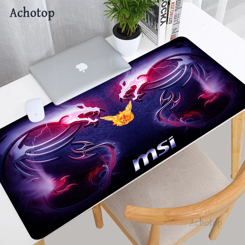 

Custom Large Gaming Mouse Mat MSI Mouse Pad Gamer Keyboard MousePad Big Office Mousepads Computer Desk Mouse Mat Rugs XXL XL