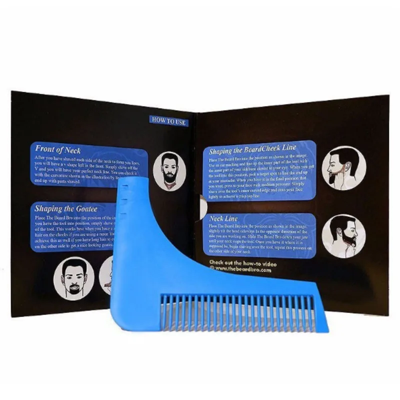 Для мужчин расческа в виде усов дизайн бороды гребень для человек джентльменском