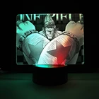 Яркая Двухцветная светодиодная лампа для украшения спальни, манга Фрэнка, двухцветная акриловая лампа в подарок на день рождения, Прямая поставка