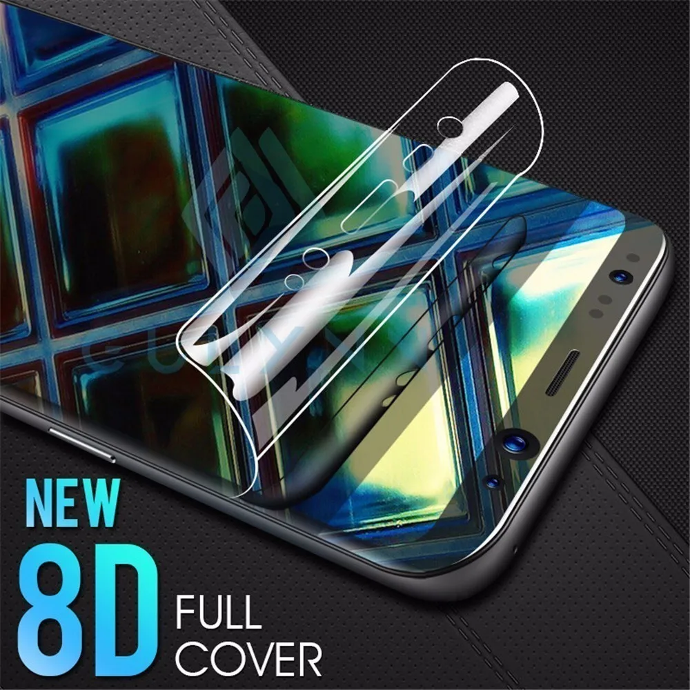 Полное покрытие мягкая защитная Гидрогелевая пленка для samsung Galaxy 10 10E PLUS S7 S6 Edge S8 S9 Plus Note 8 9 HD защитная пленка для экрана