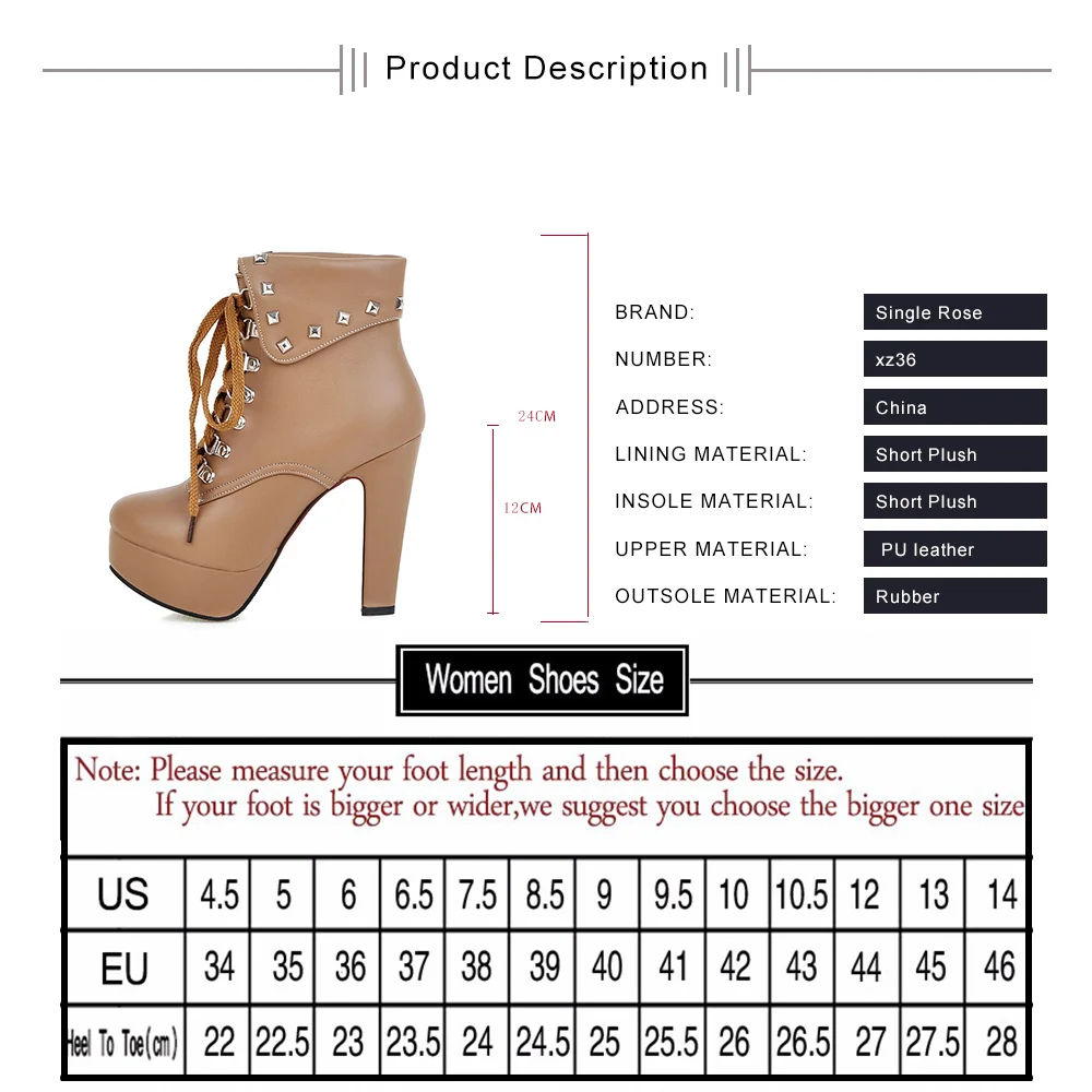 Теплые Зимние ботильоны с розой ботинки в байкерском стиле женские модные