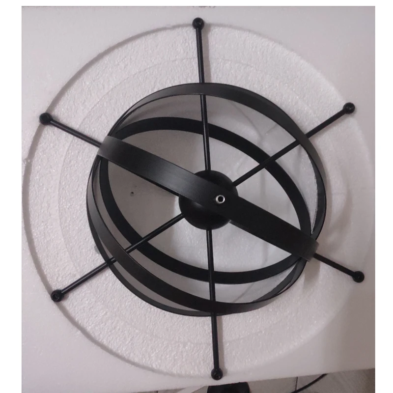 

Vintage Black Candle Light Iron Pendant Lamp Dining Room Mall Lighting Crod Pendant Light 1.2M E27 110-240V Free Shipping