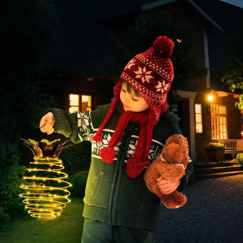 Из 2 предметов Youool Новинка ананас солнечный светильник s освещение садовой