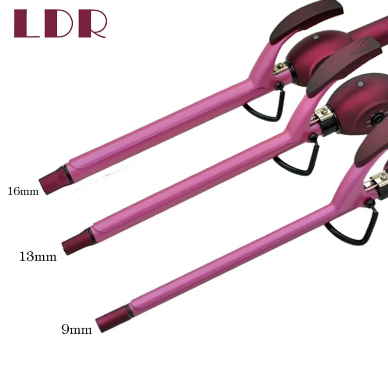 Профессиональные щипцы для завивки волос керамическая плойка с конусом 9 мм 13 16