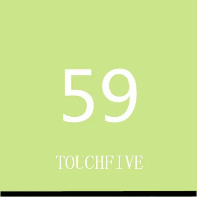TOUCHFIVE 168 цветов одиночные художественные маркеры Кисть ручка эскиз на спиртовой основе маркеры двойная головка манга ручки для рисования товары для рукоделия - Цвет: 59-pale green