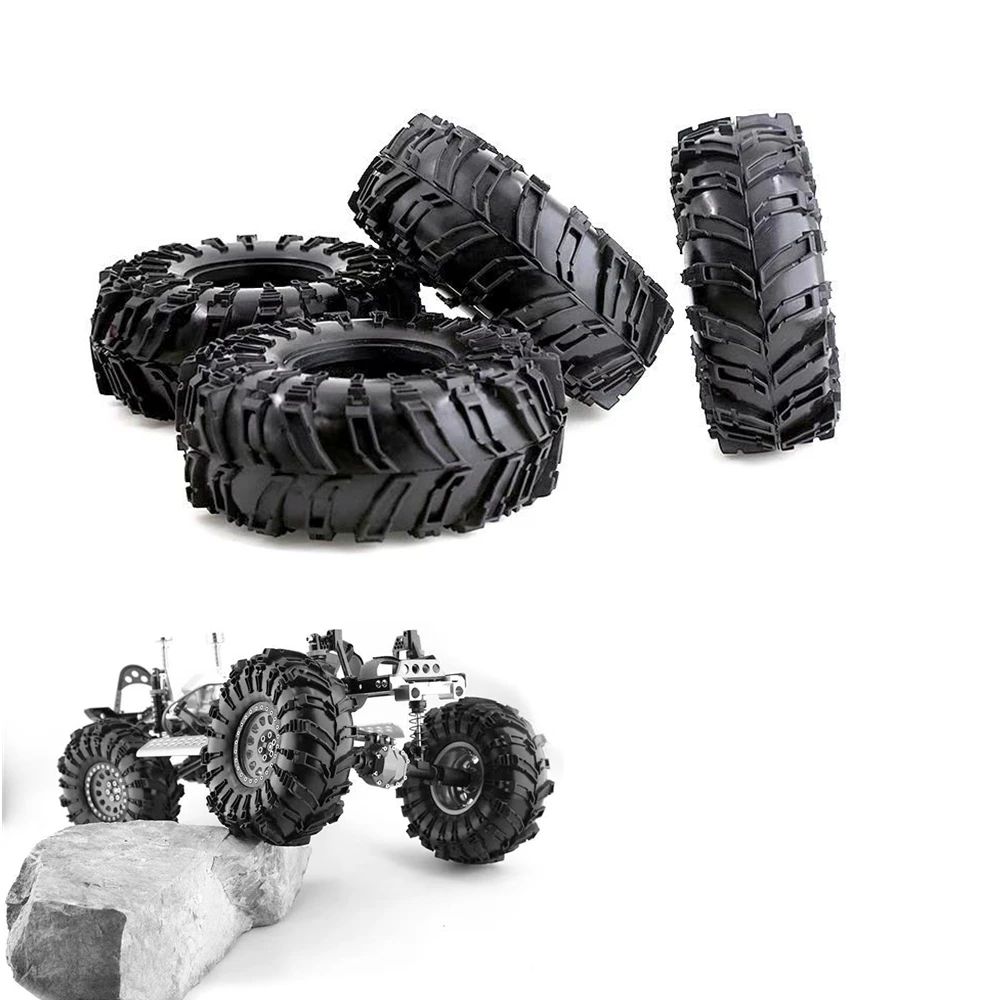 4 шт. 2 дюйма резиновые шины Rock Crawler для 1/8 1/10 RC Car TRX4 TRX6 SCX10 Yikong 4082 4102 4103 TK300 CC01 KM2 D90 90046 |