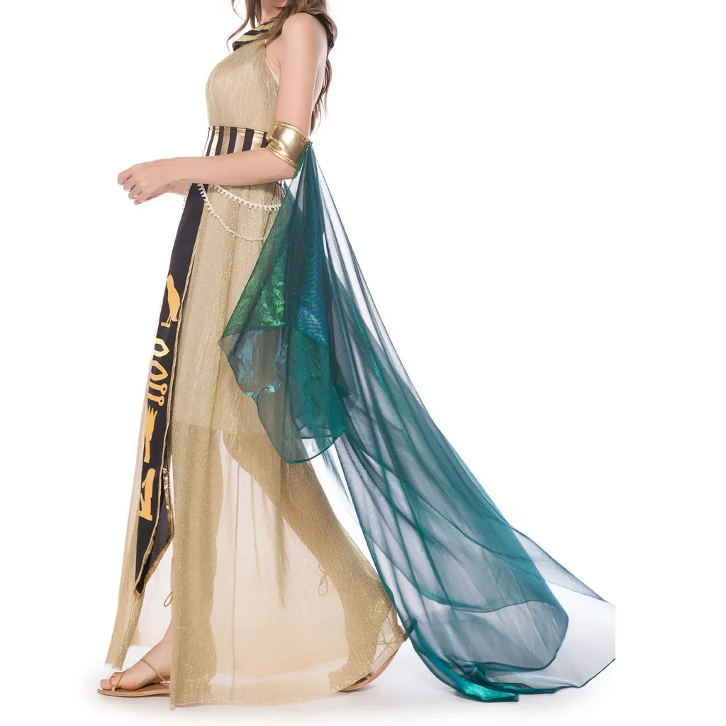 Женский средневековый костюм с круглым вырезом длинное платье для косплея