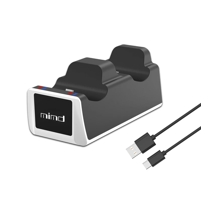 Зарядное устройство Vogek с двумя USB портами для игровой консоли PS5 Подставка