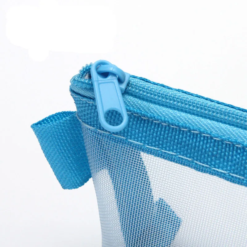 Студенческая сумка карандаш для осмотра Портативная Сумка прозрачная сетчатая