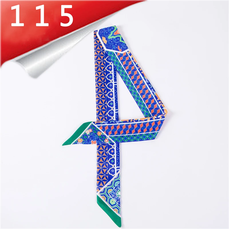 Шарф Атласный Женский Шелковый с ручками для пляжа 2021