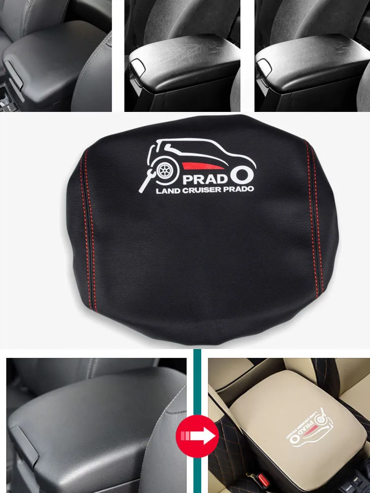 PVC Armrest Storage Box Cover Glove For Prado 2010-2020 | Автомобили и мотоциклы