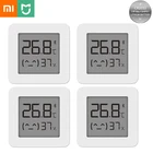 Термометр Xiaomi Mijia 2, совместимый с Bluetooth датчик влажности и температуры для умного дома, 4 шт.