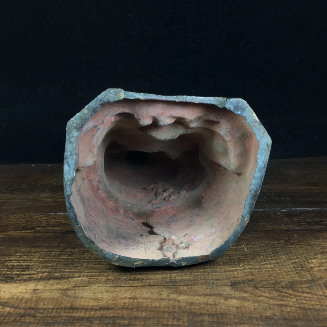 

Home Decor 9" Tibet Buddhism Old Bronze Cinnabars God of Wealth Statue Lucky fortune Wen Cai Shen Enshrine the Buddha