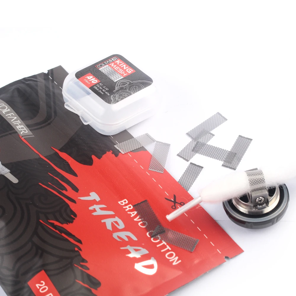 

Катушка Father Mesh Bravo хлопок нитки Ом катушка для Zeus X Mesh RTA электронная сигарета