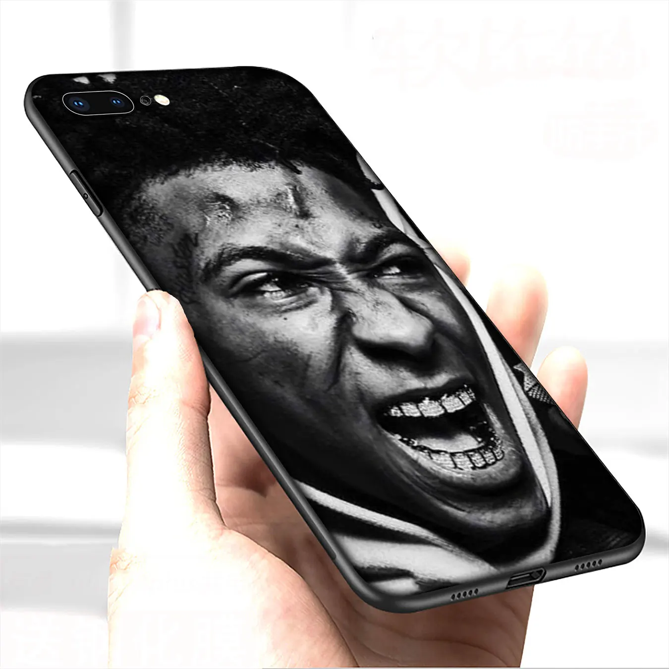 YoungBoy Never Broke Again Soft Silicone Cover Case for iPhone 11 Pro XR X XS Max 6 6S 7 8 Plus 5 5S SE Black Phone |