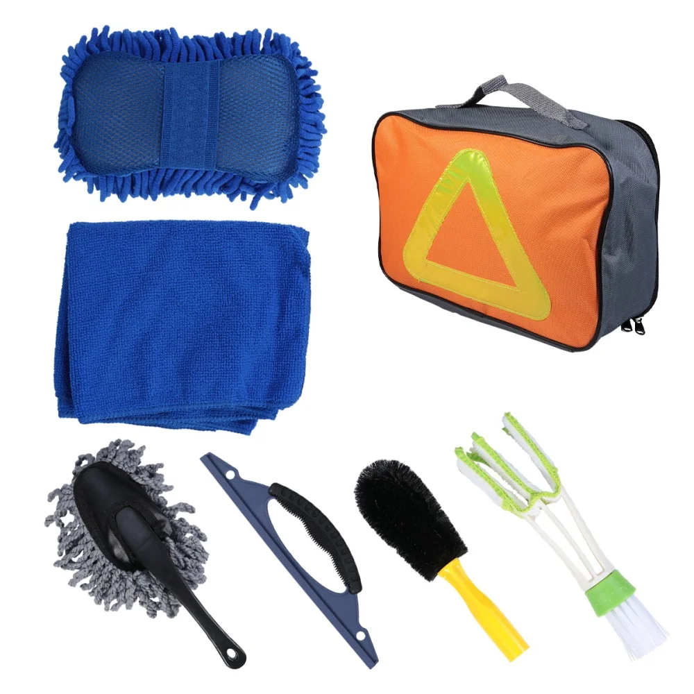 

1 Set/7pcs Car Cleaning Gadget Car Cleaning Supplies Car Cleaning Tool Kit