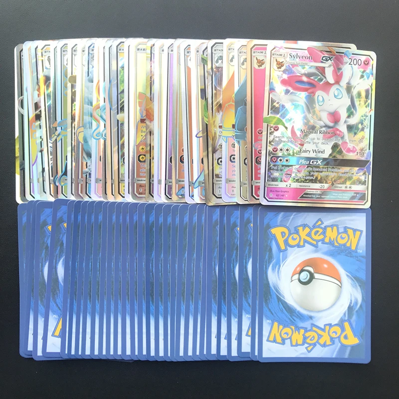 60 шт. Новый Покемон карты GX усилительный насос команды бирки Vmax EX Мега энергии