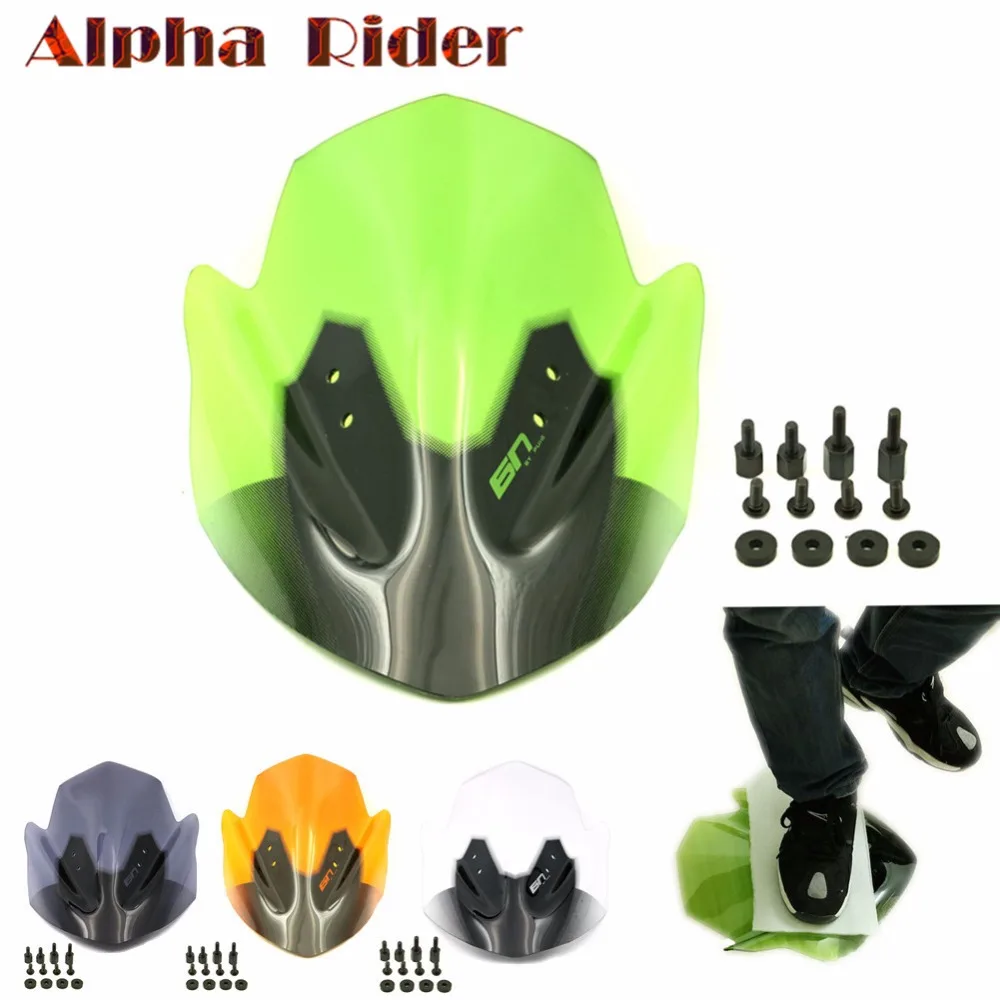 Мотоциклы лобовое стекло для Kawasaki ER 6N ER6N 2012 2013 2014 2015 2016 ветровое