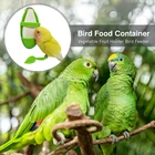 Пластиковая мини-клетка для птиц, подвесное устройство для еды голубей, держатель для домашнего сада, аксессуары для домашних животных
