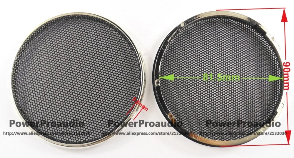 2 шт. 2-дюймовые автомобильные колонки SUBWOOFER чехлы WAFFLE сделай сам сетчатые стержни