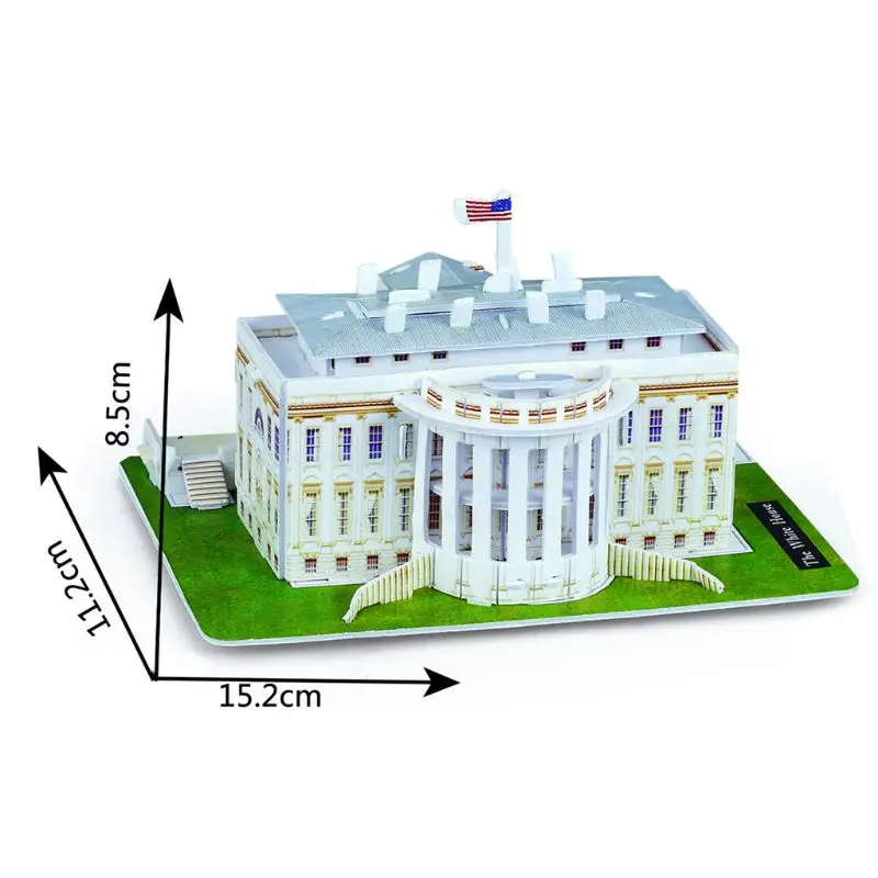 3D всемирно известное здание архитектурный паззл головоломка обучающая игрушка