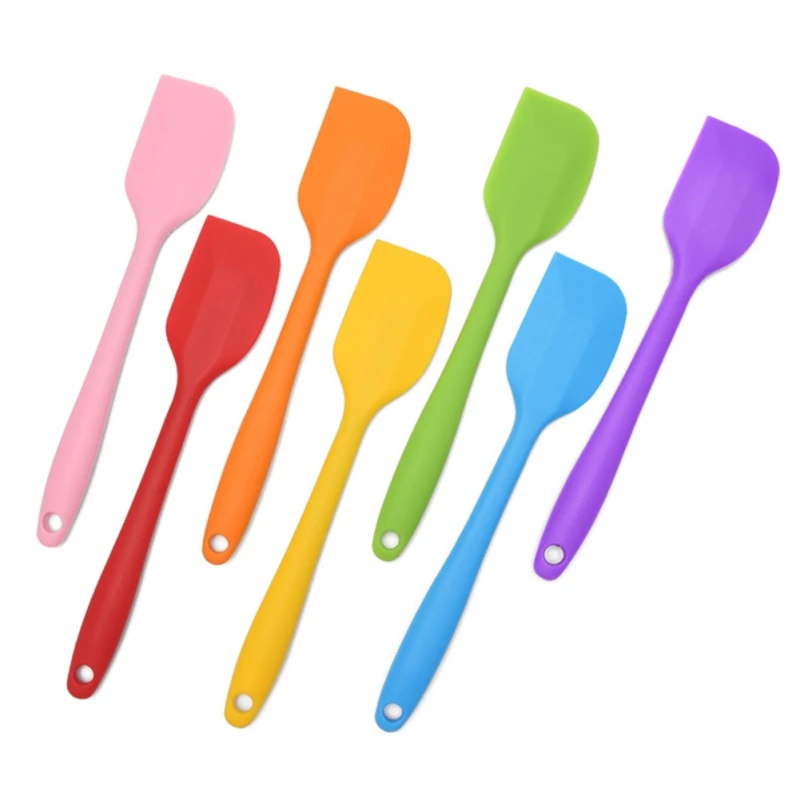 Premium Silicone Spatulas Heat Resistant Non-Stick Rubber Scrapers Kitchen Bakeware Tool Utensils Tools Cooking Gadget |