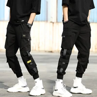 japanese streetwear joggers cargo pants men fashion casual harem trousers male korean style hip hop black tactical clothes