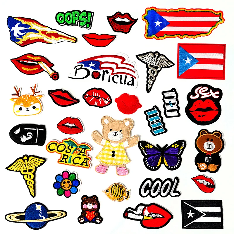 Крутые металлические нашивки OOPS Декоративные значки с вышивкой - купить по