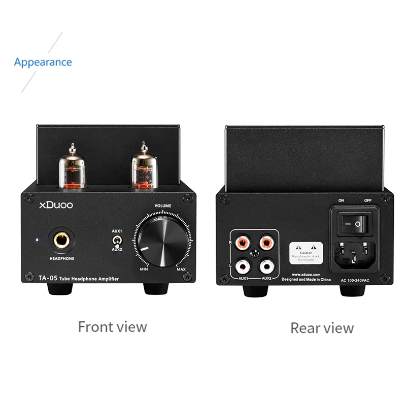 XDUOO TA-05 TA05 ламповый усилитель для наушников HiFi аудио стерео Preamp 6j1 Настольный 2 * 6JI