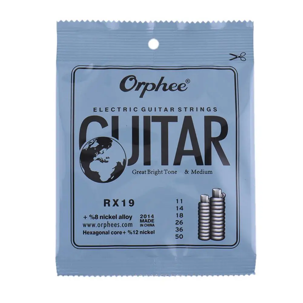 rx15009 rx17010 rx19011 elektrische gitarre saiten hexagonal carbon stahl phosphor bronze gitarre saiten stahl draht gitarre teile free global ship