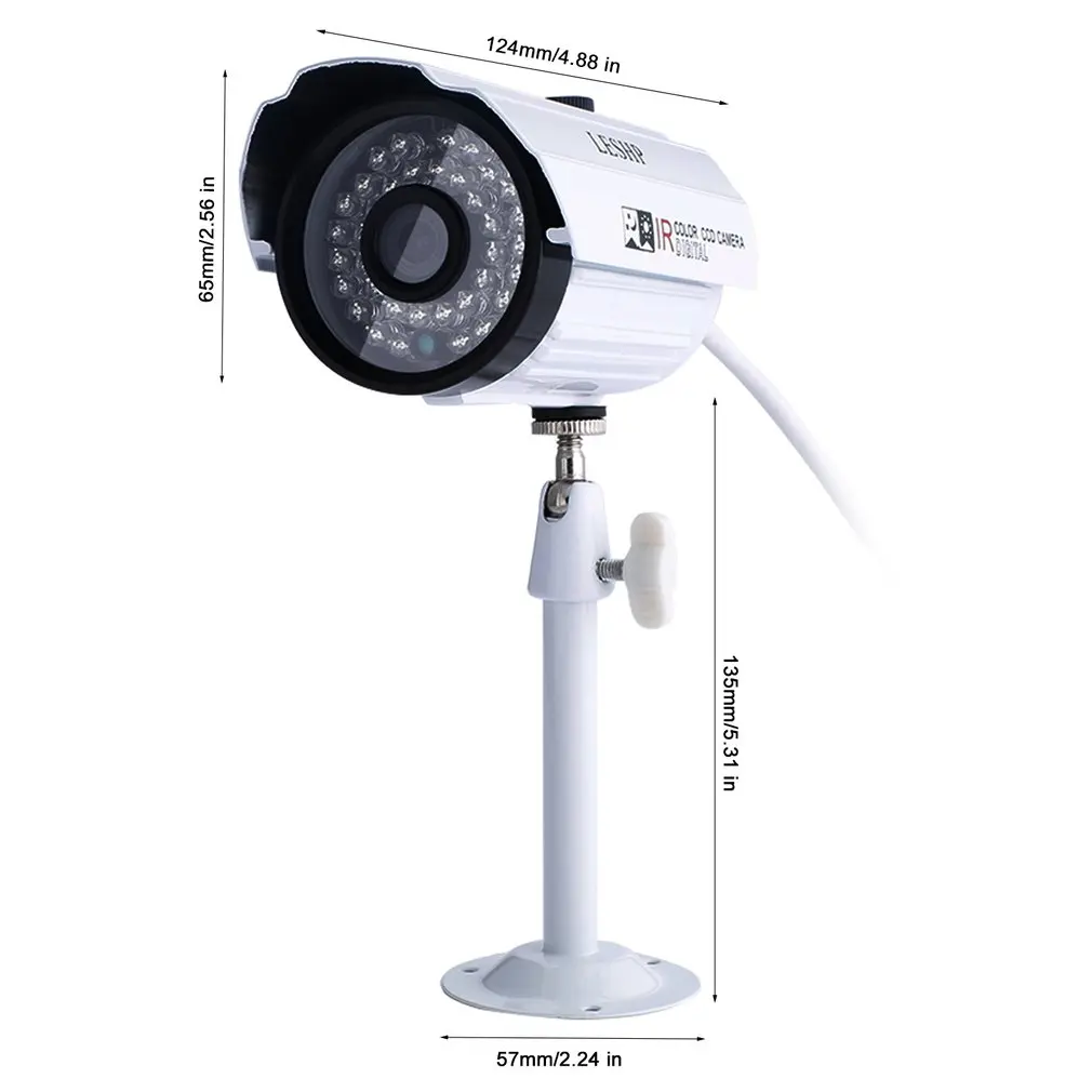 

LESHP HW20 1080P 2.0 Megapixel Progressive CMOS Sensor 36pcs IR LED With WIFI Color CCD IP Camera for Home Security