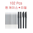 102 шт.компл. автоматический исчезающий картридж с исчезающими чернилами нормальной температуры медленно исчезают гелевая ручка стержень шариковая ручка