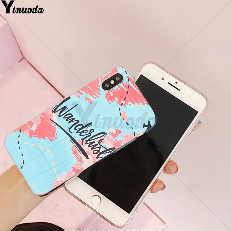 A10 Yinuoda Дорожная карта Ailplane Road sign TPU Мягкий силиконовый чехол для телефона iPhone 8 7 6 6S Plus 5 5S SE XR X XS MAX Coque Shell - Цвет: A10
