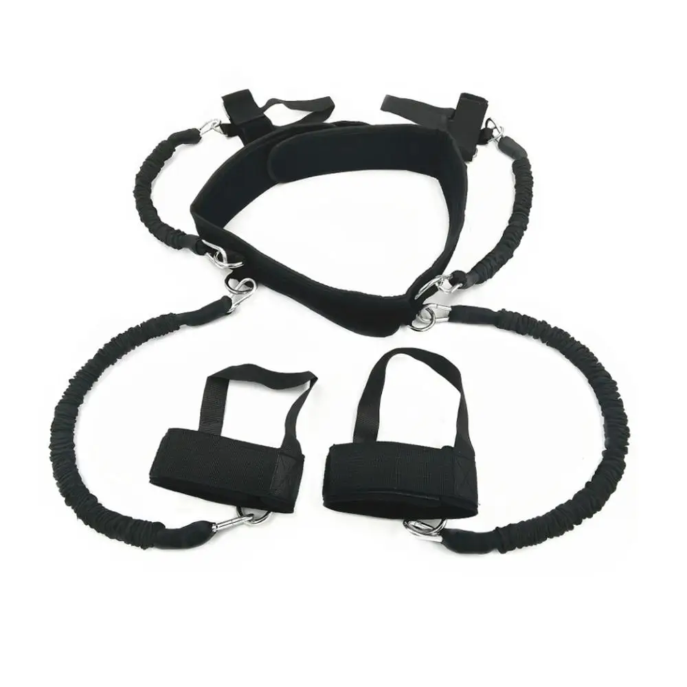 Exercise Elastic Resistance Workout Bands Boxing Muay Thai Jump Equipment Crossfit Agility Arm Speed Training Bounce Pull Rope | Спорт и
