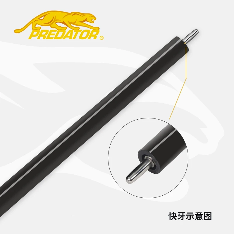 Quick-joint-12.4mm PREDATOR Billiard Pool Cue Black Technology Shaft Professional Carbon Fiber Shaft 12.4mm 12.9 mm Hot Sale Tecnologia Billar - Цвет: Quick-joint-12.4mm
